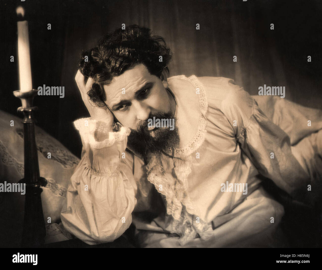 Ludwig der Zweite, König von Bayern, (LUDWIG DER ZWEITE, König von Bayern) D 1929, Regie: William Dieterle, WILLIAM DIETERLE, Stichwort: Kerze Foto Stock