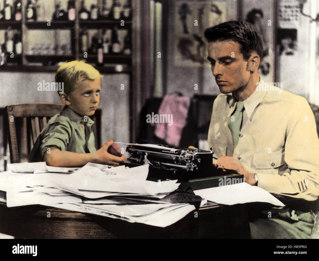 Die Gezeichneten, (la ricerca) USA 1948, Regie: Fred Zinnemann, IVAN JANDL, MONTGOMERY CLIFT, Stichwort: Schreibmaschine Foto Stock