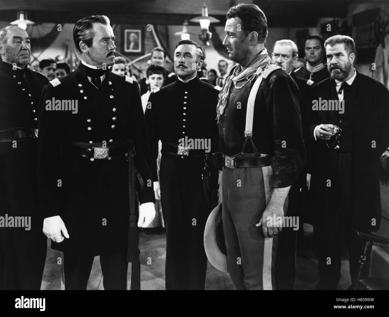 Bis zum letzten Mann, (FORT APACHE) USA 1948, Regie: John Ford, Henry Fonda e John Wayne Stichwort: uniforme, Scout Foto Stock