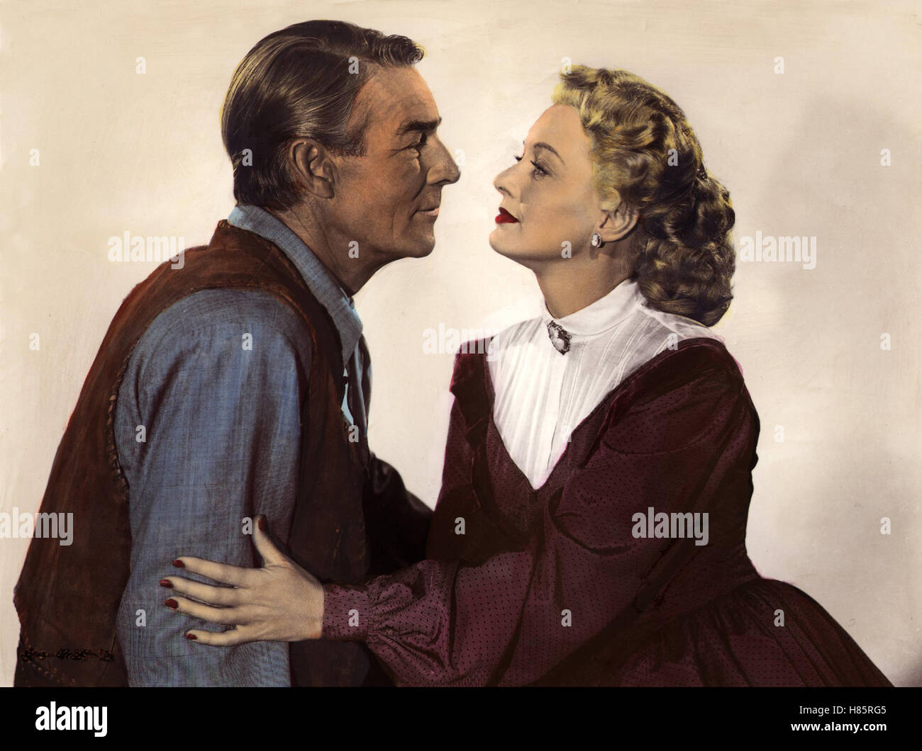 Mann im Sattel, (l'UOMO IN SELLA) USA 1951, Regie: Andre de Toth, RANDOLPH SCOTT, Ellen ha richiamato Foto Stock