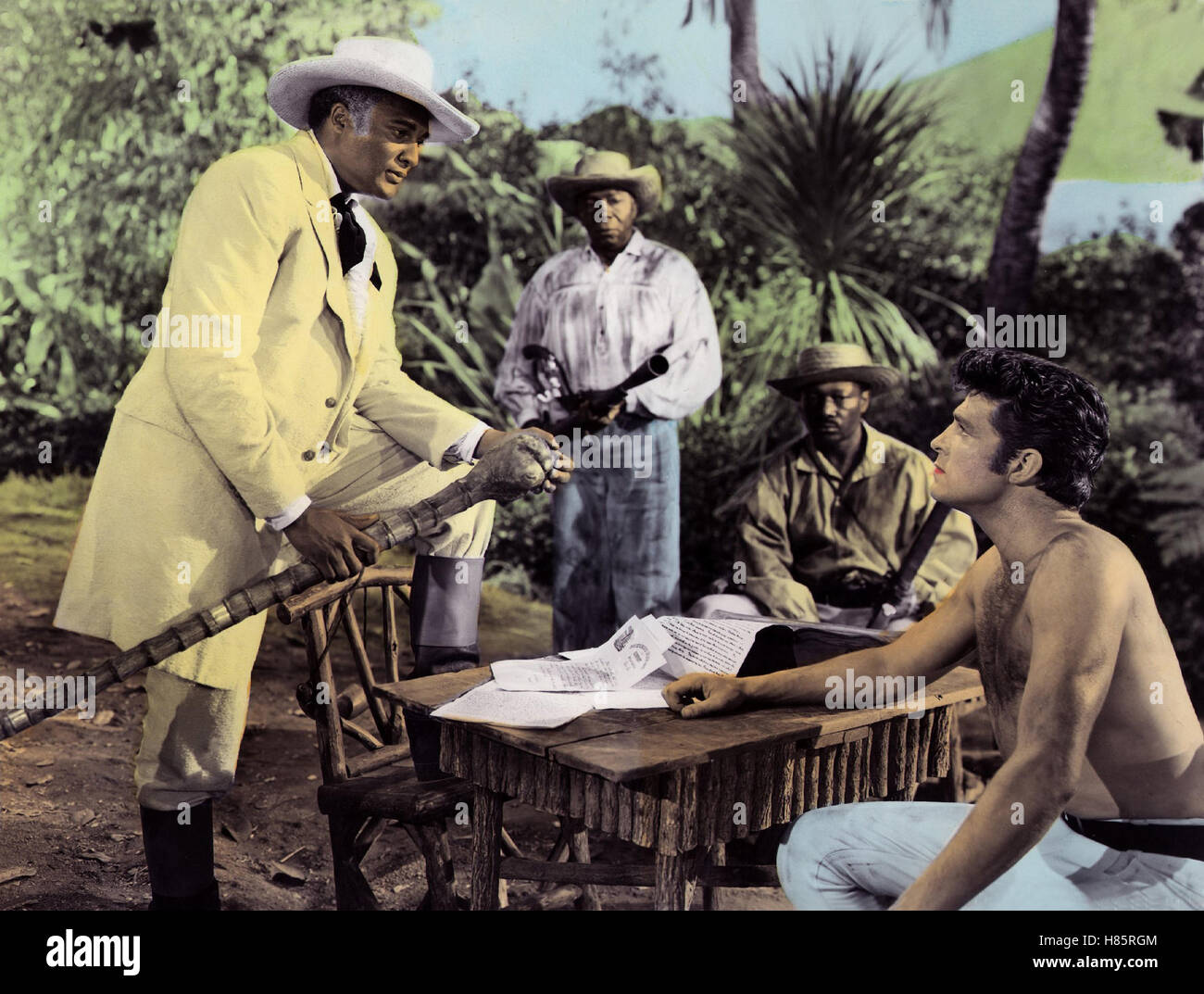 Schwarze Trommeln, (LYDIA BAILEY) USA 1951, Regie: Jean Negulesco, William Marshall, Dale Robertson Foto Stock
