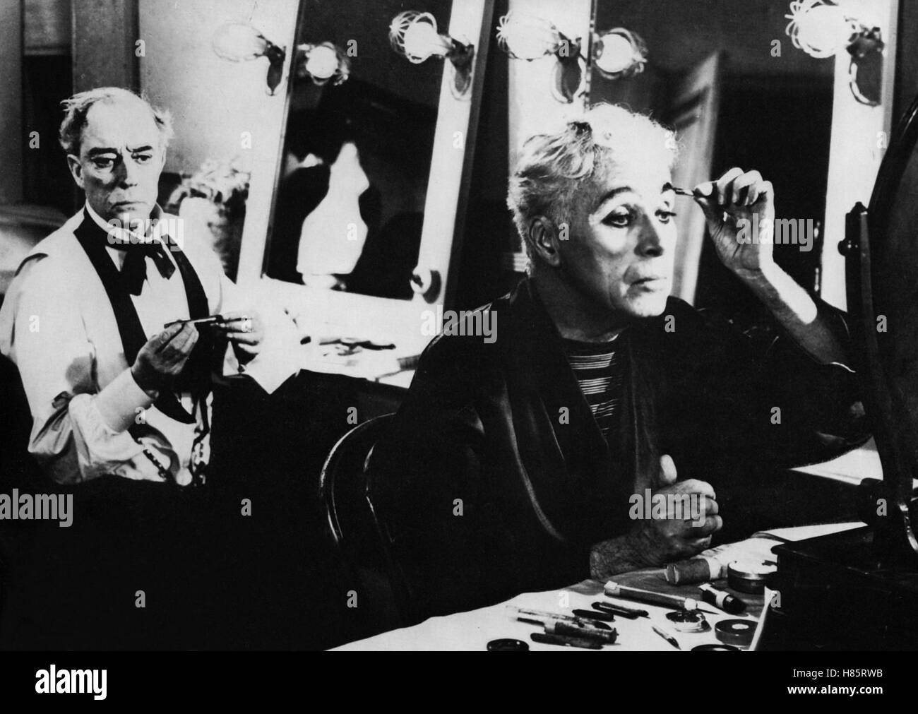 Rampenlicht, (ribalta) USA 1952 s/w, Regie: Charles Chaplin, Buster Keaton, Charles Chaplin Foto Stock