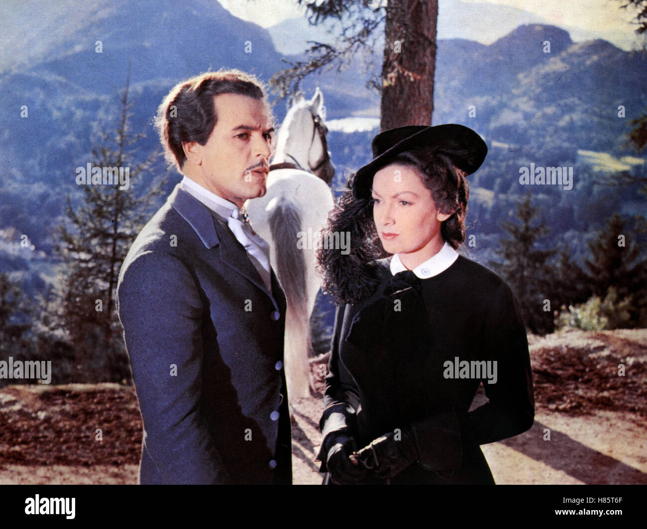 Ludwig II. - Glanz und Ende eines Königs, (Ludwig II) D 1954, Regie: Helmut Käutner, O. W. FISCHER, RUTH LEUWERIK Foto Stock