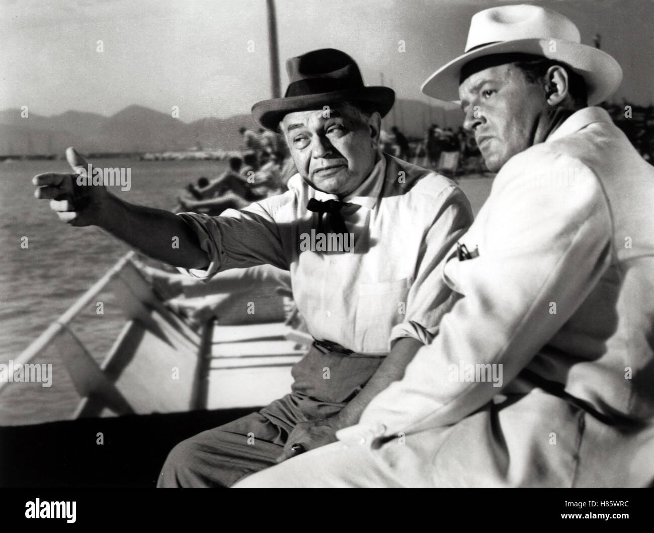 Sieben Diebe, (sette ladri) USA 1959 s/w, Regie: Henry Hathaway, Edward G. Robinson, ROD STEIGER Foto Stock