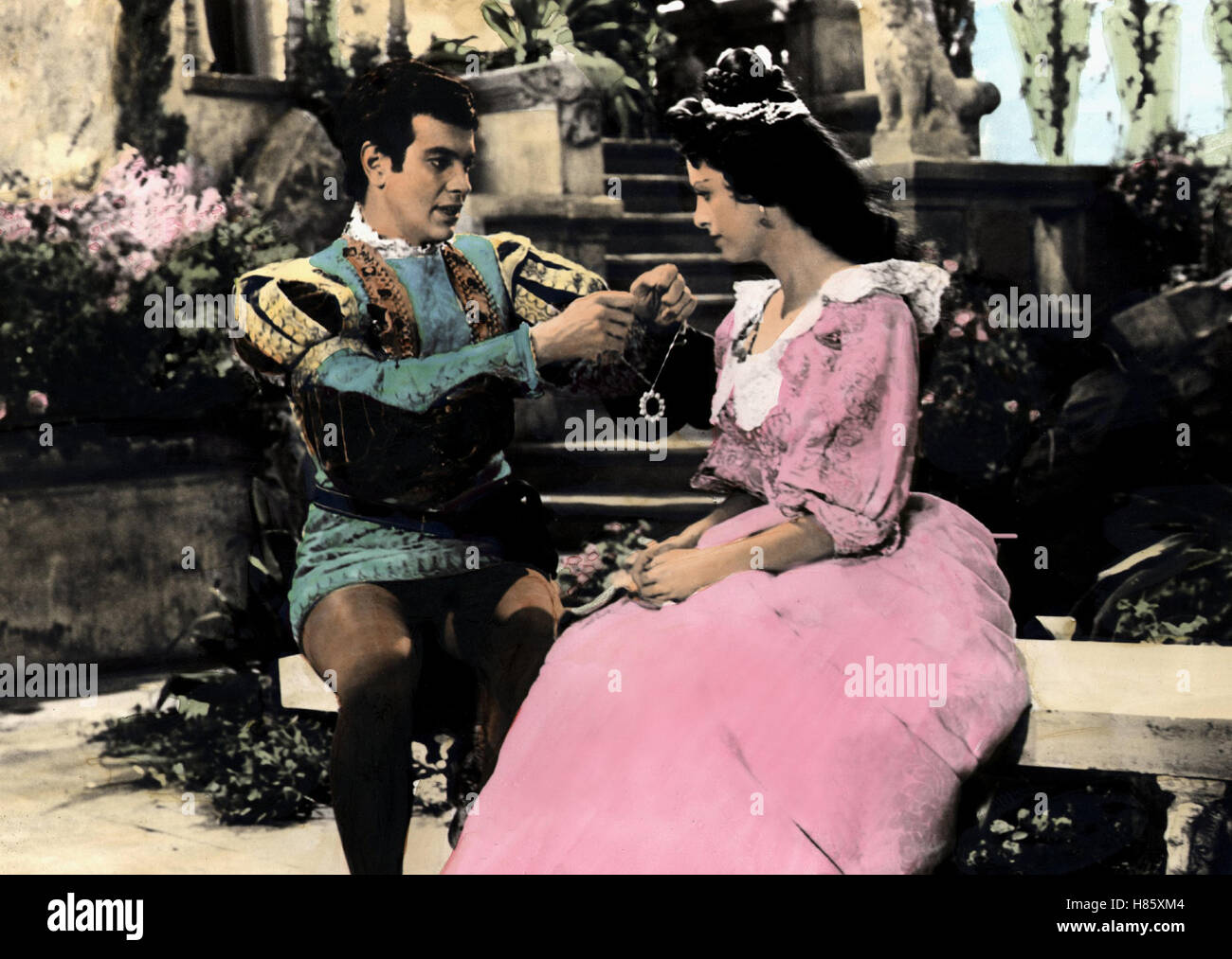 Die Schönheit und das Ungeheuer, (la bella e la bestia) USA 1961, Regie: Edward L. Cahn, MARK DAMON, JOYCE TAYLOR, Stichwort: Prinz, Prinzessin Foto Stock