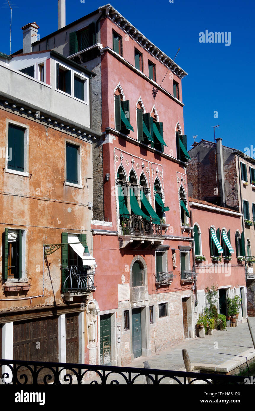 Venezia, Italia, Casa del Tintoretto, il Palazzetto Foto Stock