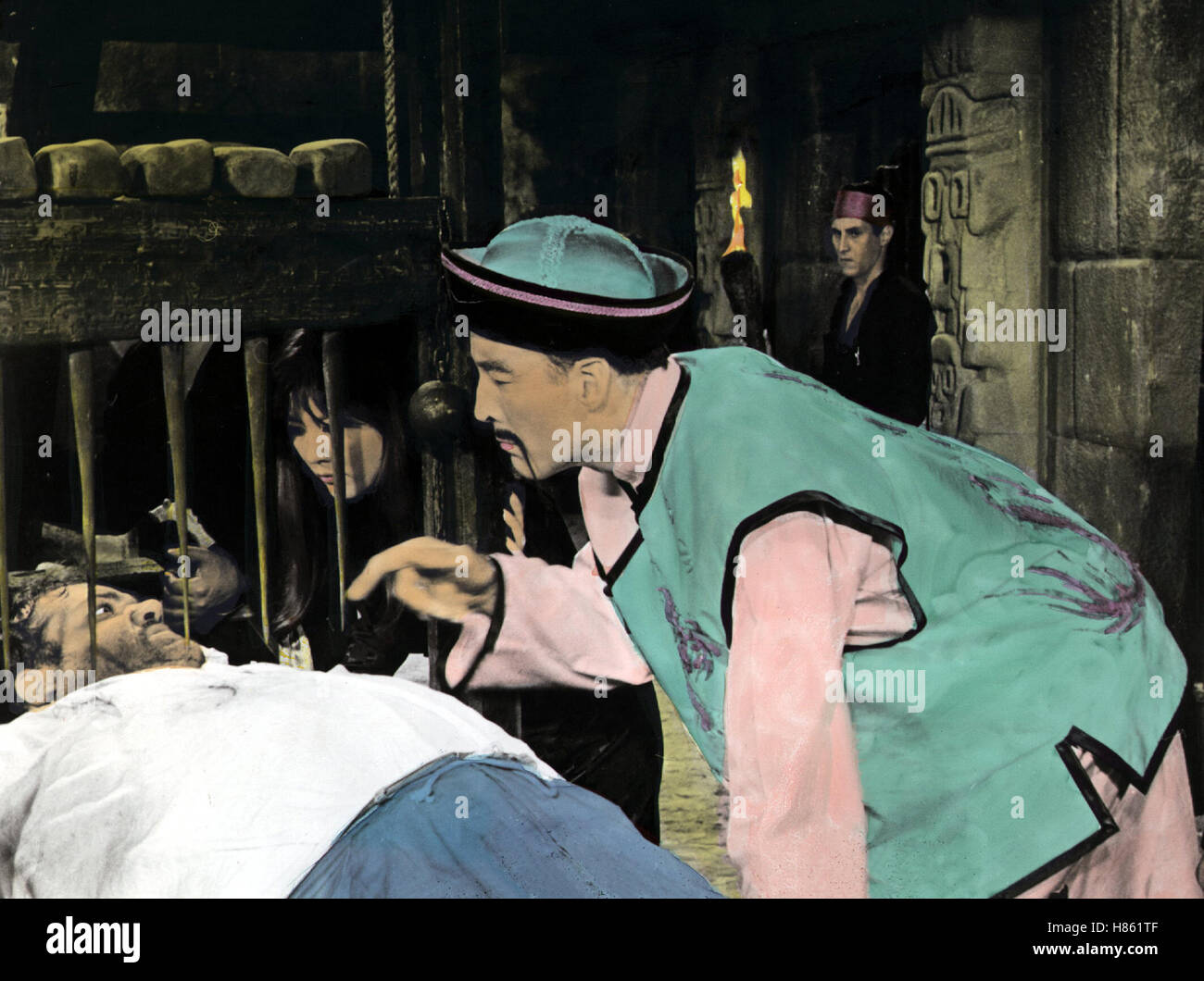 Der Todeskuß des Dr. fu uomo Chu, (IL SANGUE DI FU MANCESI) USA-D-SP 1968, Regie: Jess Franco, RICHARD GREEN + CHRISTOPHER LEE Foto Stock