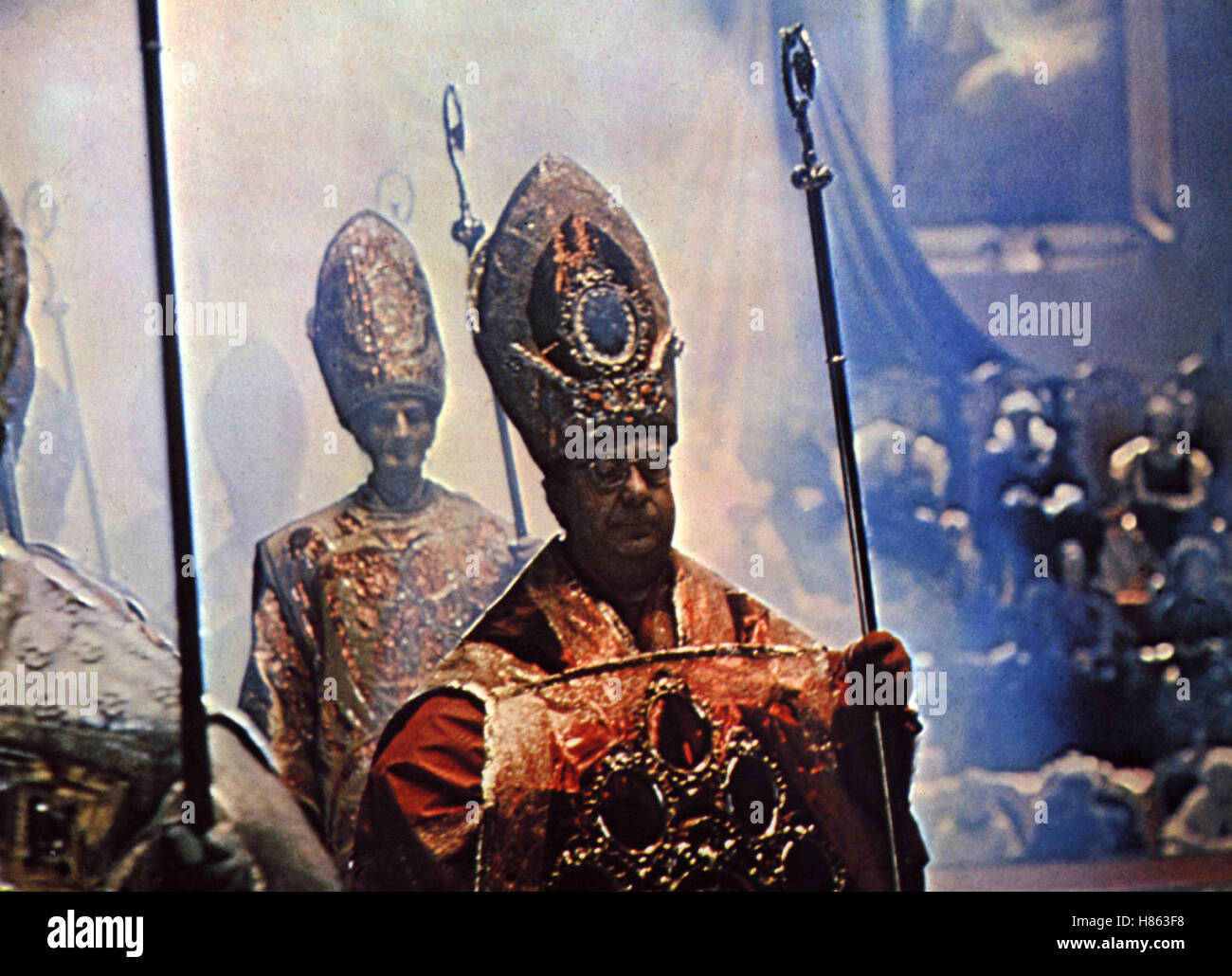 Fellini's Roma, (FELLINI'S ROMA)-F 1971, Regie: Federico Fellini, Stichwort: Bischof, Geistlicher Foto Stock