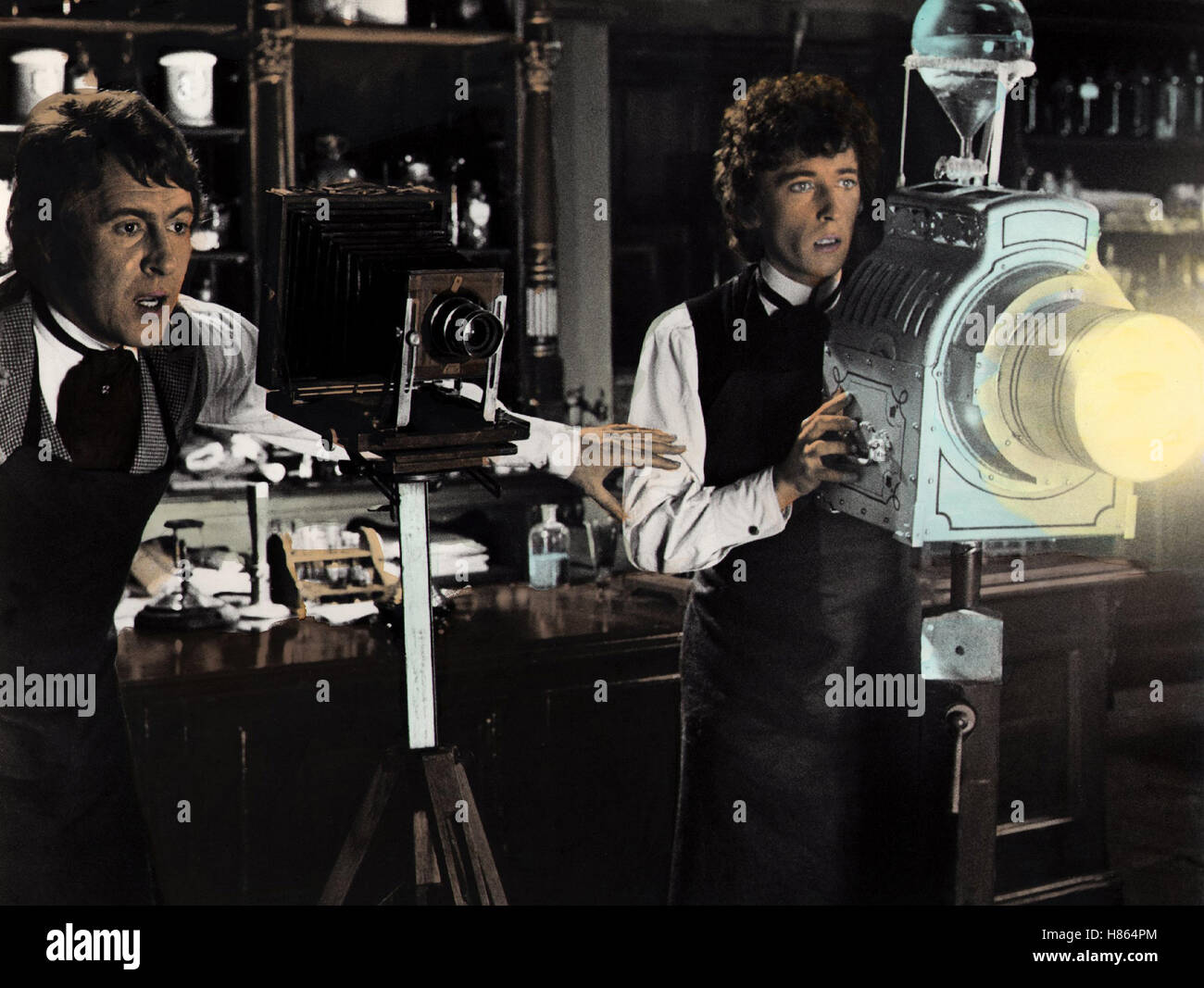 Asphyx, (IL) ASPHYX GB 1972, Regie: Peter Newbrook, Robert Stephens, ROBERT POWELL, Stichwort: Scheinwerfer, Kamera Foto Stock