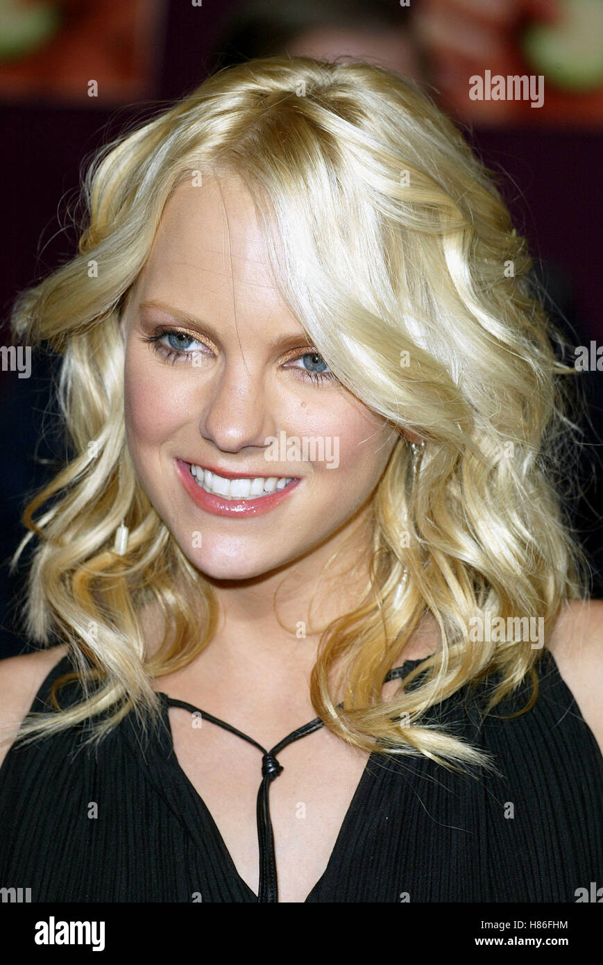 ANNA FARIS il pulcino caldo lo screening di Century City LOS ANGELES STATI UNITI D'AMERICA 02 Dicembre 2002 Foto Stock