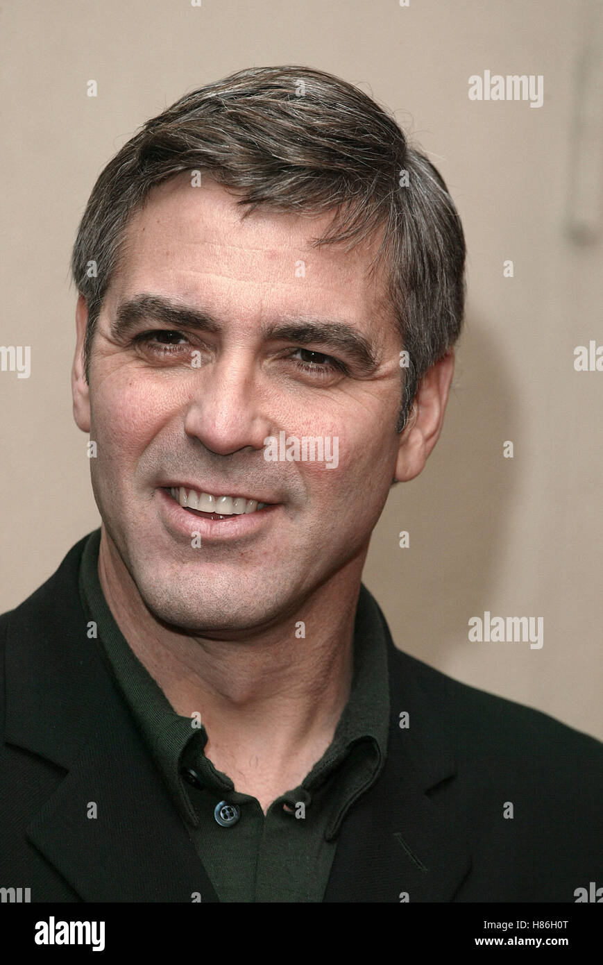 GEORGE CLOONEY confessioni di una mente pericolosa PREMIERE WESTWOOD LOS ANGELES STATI UNITI D'AMERICA 11 Dicembre 2002 Foto Stock