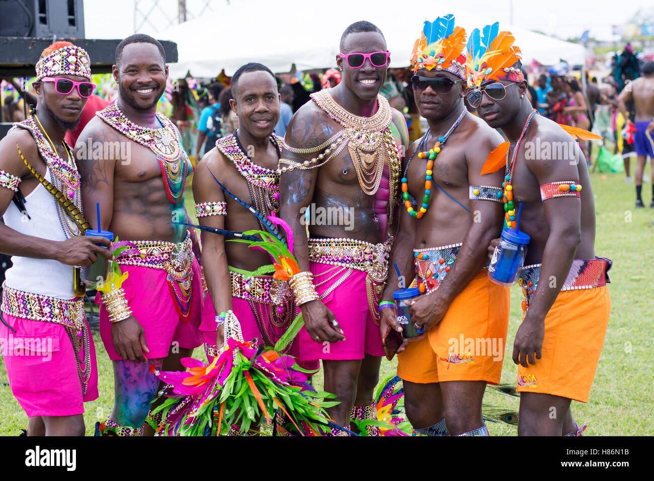 Barbados raccolto su festival 2016-Grand Kadooment day Foto Stock