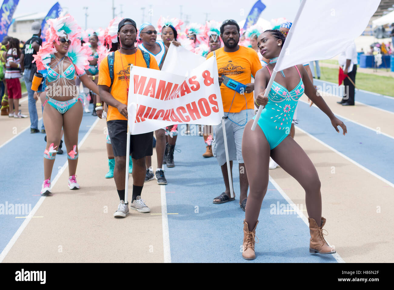 Barbados raccolto su festival 2016-Grand Kadooment day Foto Stock