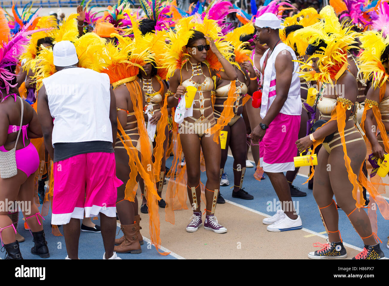 Barbados raccolto su festival 2016-Grand Kadooment day Foto Stock