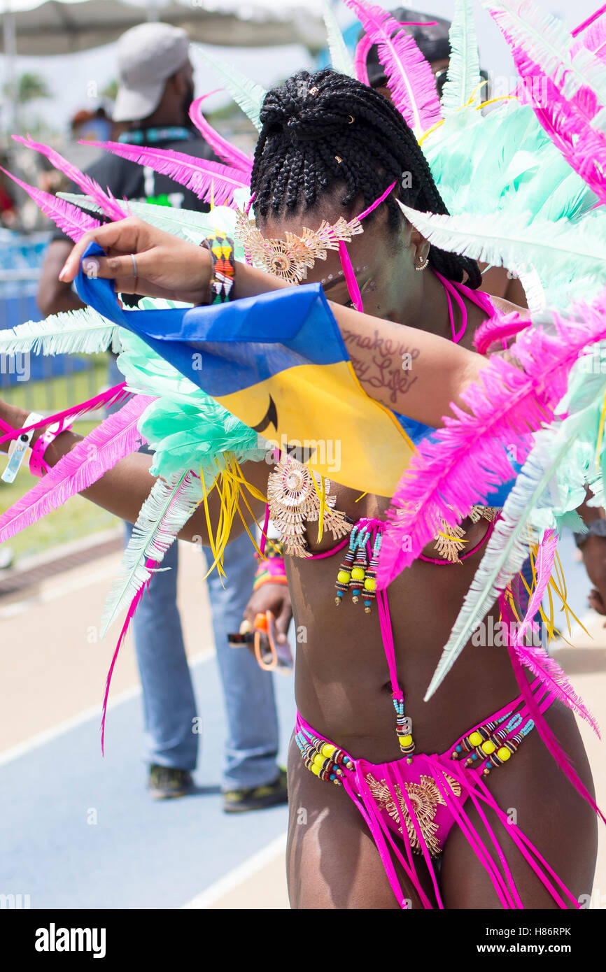 Barbados raccolto su festival 2016-Grand Kadooment day Foto Stock