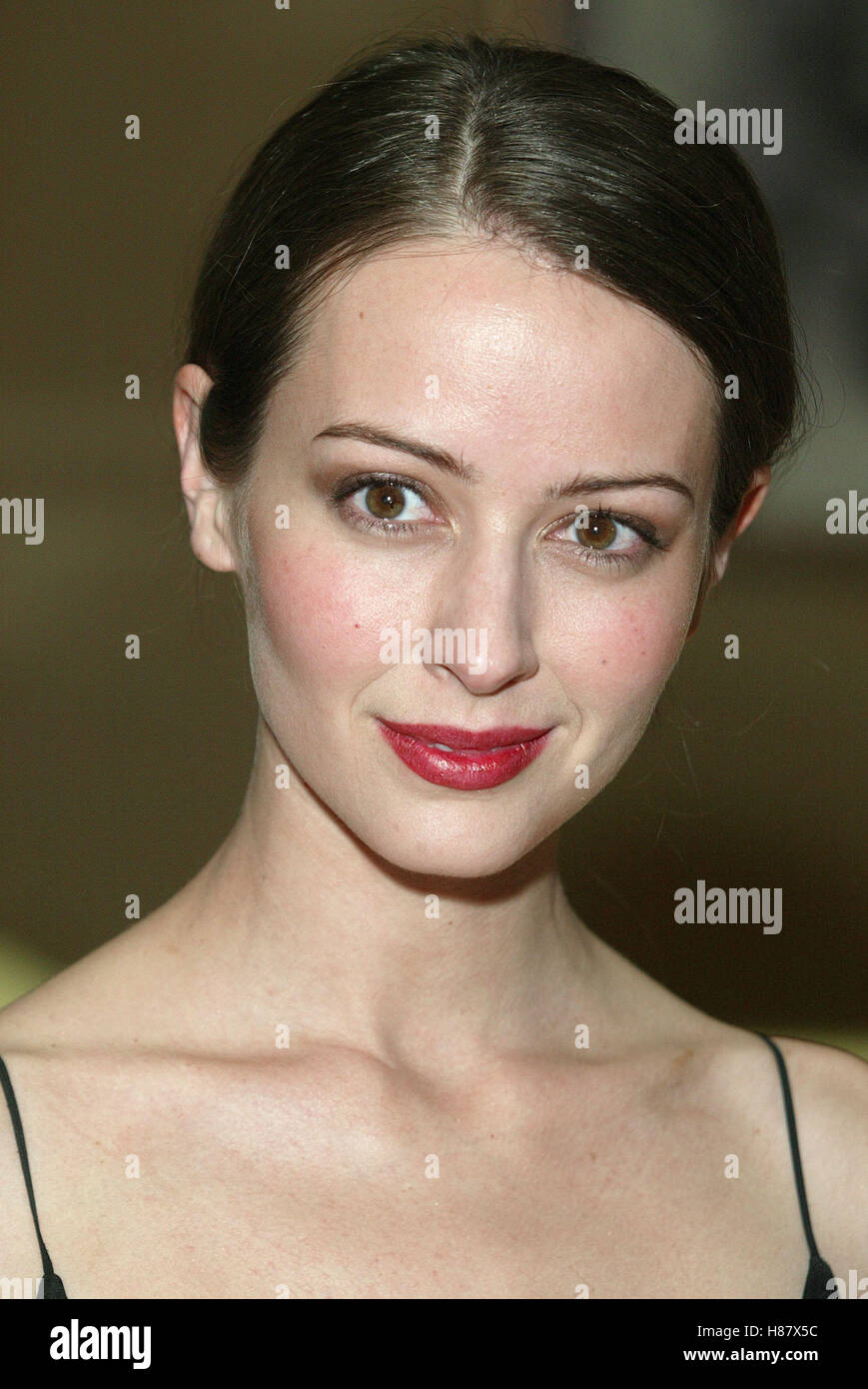 AMY ACKER 53RD ACE EDDIE AWARDS Beverly Hilton Hotel di BEVERLY HILLS LA USA il 23 febbraio 2003 Foto Stock
