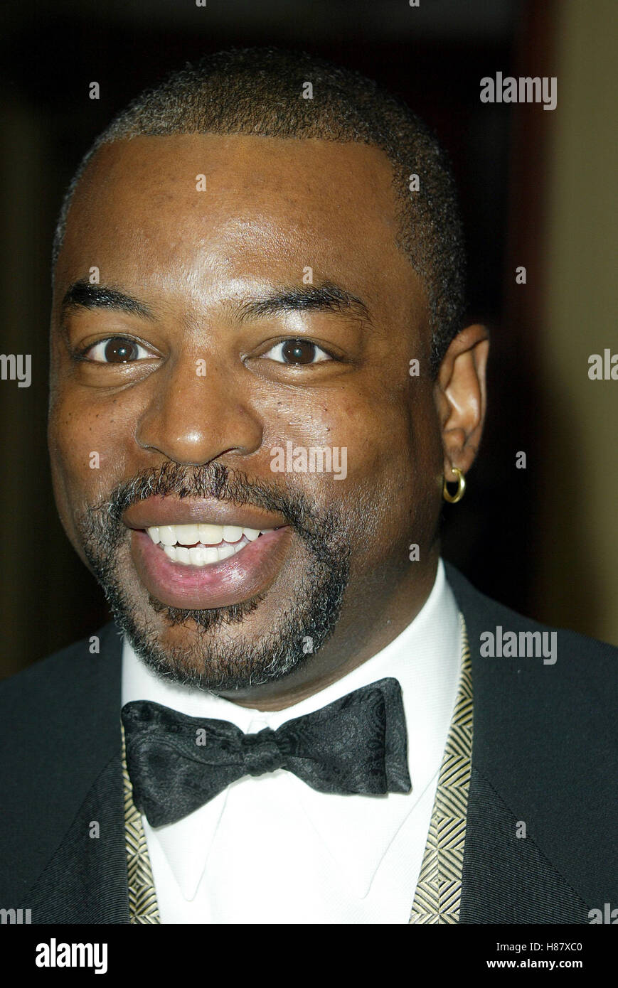 LAVAR BURTON 55TH DGA AWARDS CENTURY PLAZA HOTEL CENTURY CITY LA USA 01 Marzo 2003 Foto Stock