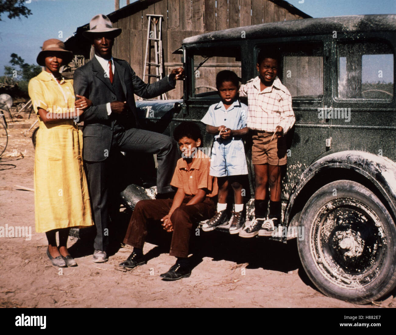 Radici - die nächste Generation, (radici - LA PROSSIMA GENERAZIONE) Serienspecial USA 1978, Regie: Charles S. Dubin, IRENE CARA, DORIAN HAREWOOD, Stichwort: Farbige, Familie, Kinder, Auto Foto Stock