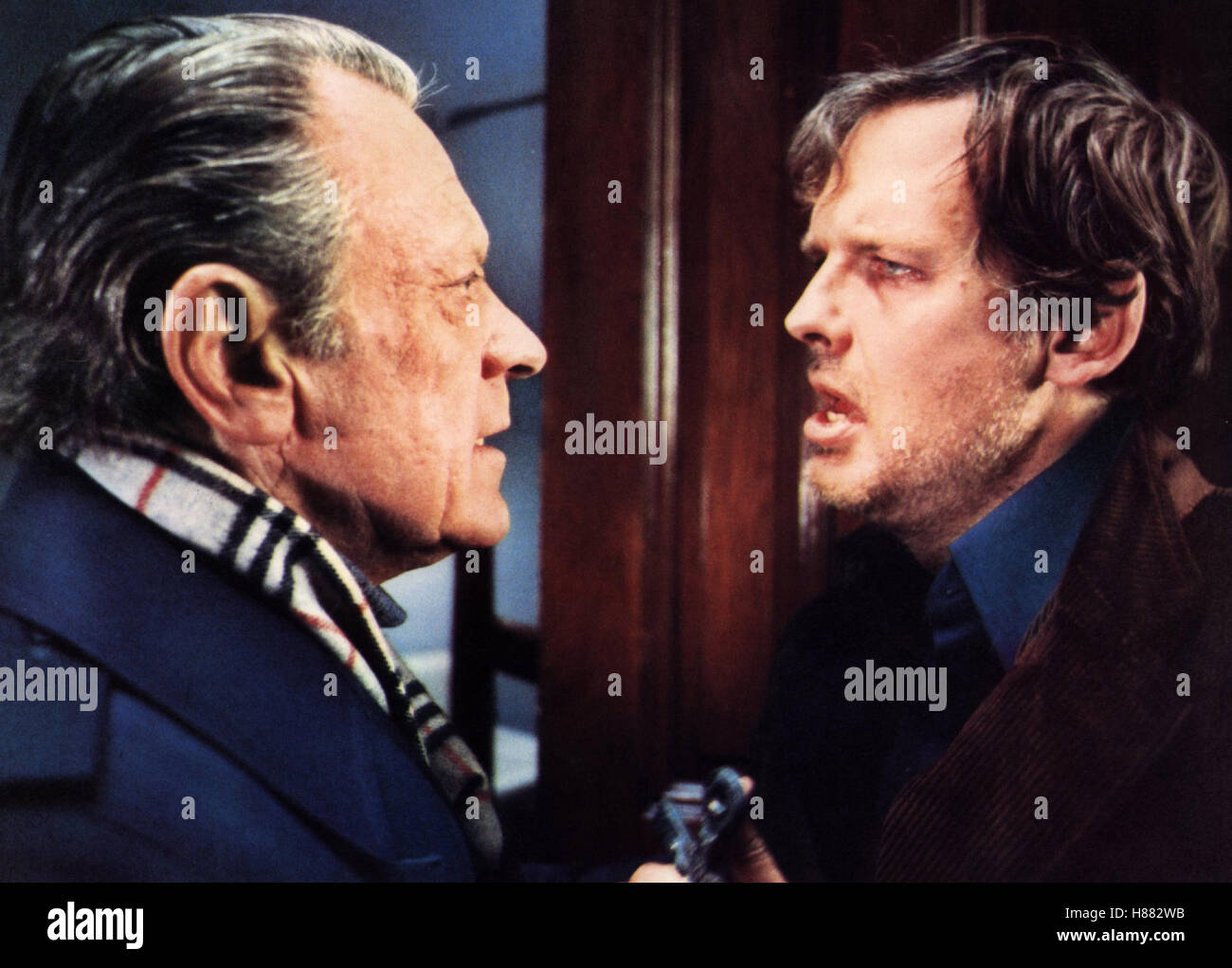 Das Omen II, (DAMIEN: OMEN II) STATI UNITI D'AMERICA 1978, Regie: Don Taylor, William Holden (li) Foto Stock