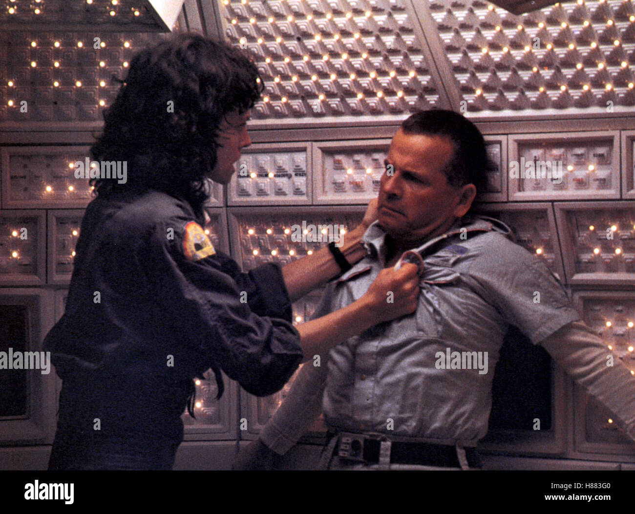 Alien - Das unheimliche Wesen aus einer fremden Welt, (Alien) GB 1979, Regie: Ridley Scott, Sigourney Weaver, IAN HOLM Foto Stock