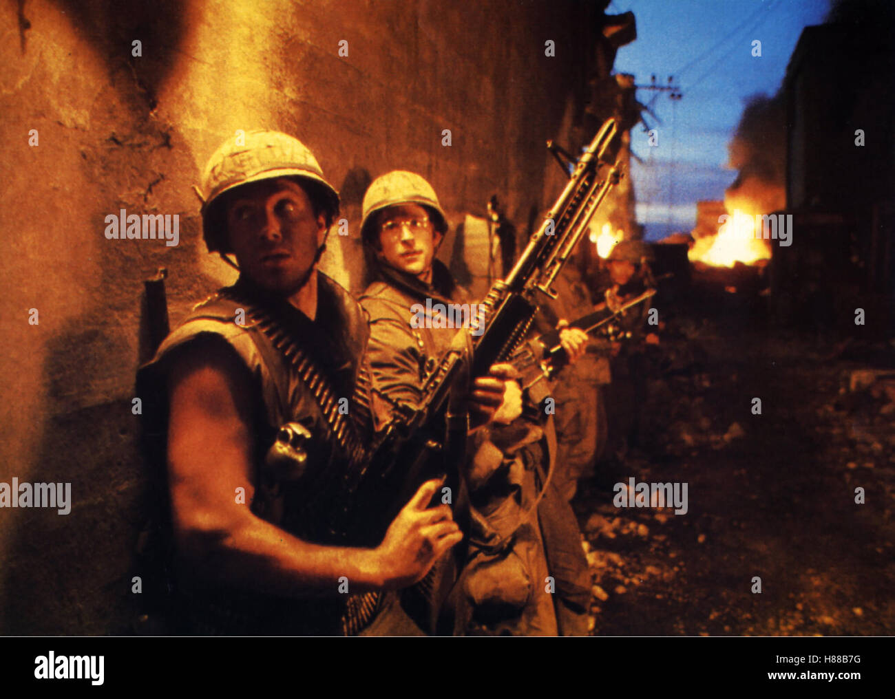 Full Metal Jacket, (Full Metal Jacket) USA 1987, Regie: Stanley Kubrick, VINCENT D'Onofrio, Matthew Modine, Stichwort: Maschinengewehr, Soldat Foto Stock