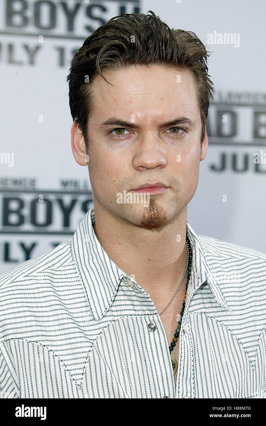 SHANE WEST Bad Boys 2 PREMIERE MONDIALE MANN TEATRI WESTWOOD LOS ANGELES USA 09 Luglio 2003 Foto Stock