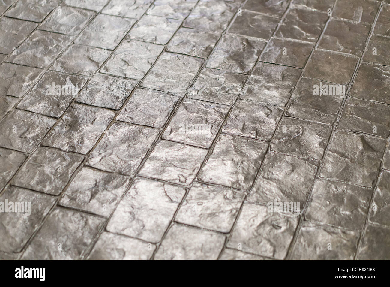 Texture di ardesia pavimenti in vinile una scelta popolare per le moderne cucine e bagni Foto Stock