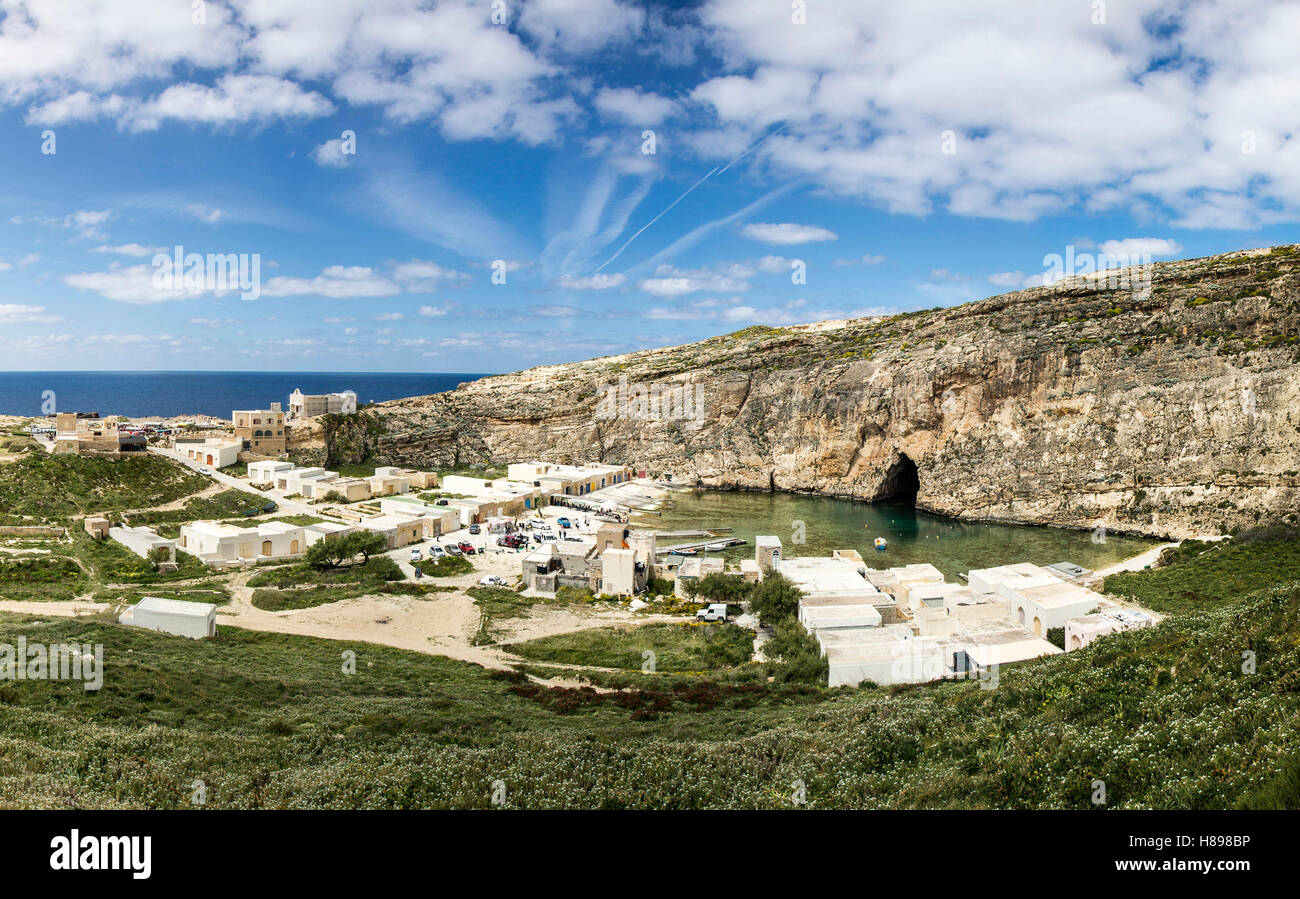 Dwejra Inland Sea, Malta Foto Stock