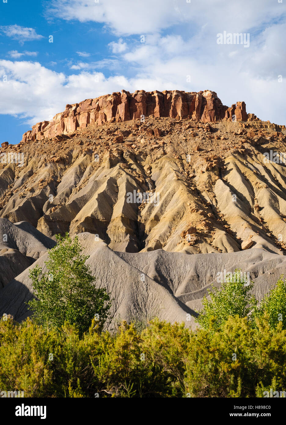 Caineville Mesa Foto Stock