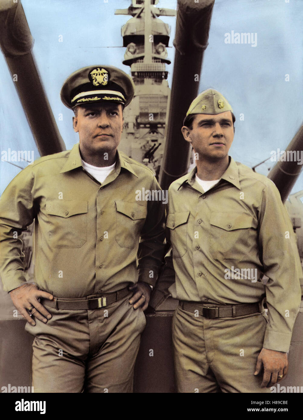 Funzionamento - Haifisch Lautlos kommt Der Tod, (MISSIONE DELLA SHARK) TVM USA 1991, Regie: Robert Iscove, STACY KEACH, RICHARD THOMAS, Stichwort: uniforme, Militär Foto Stock