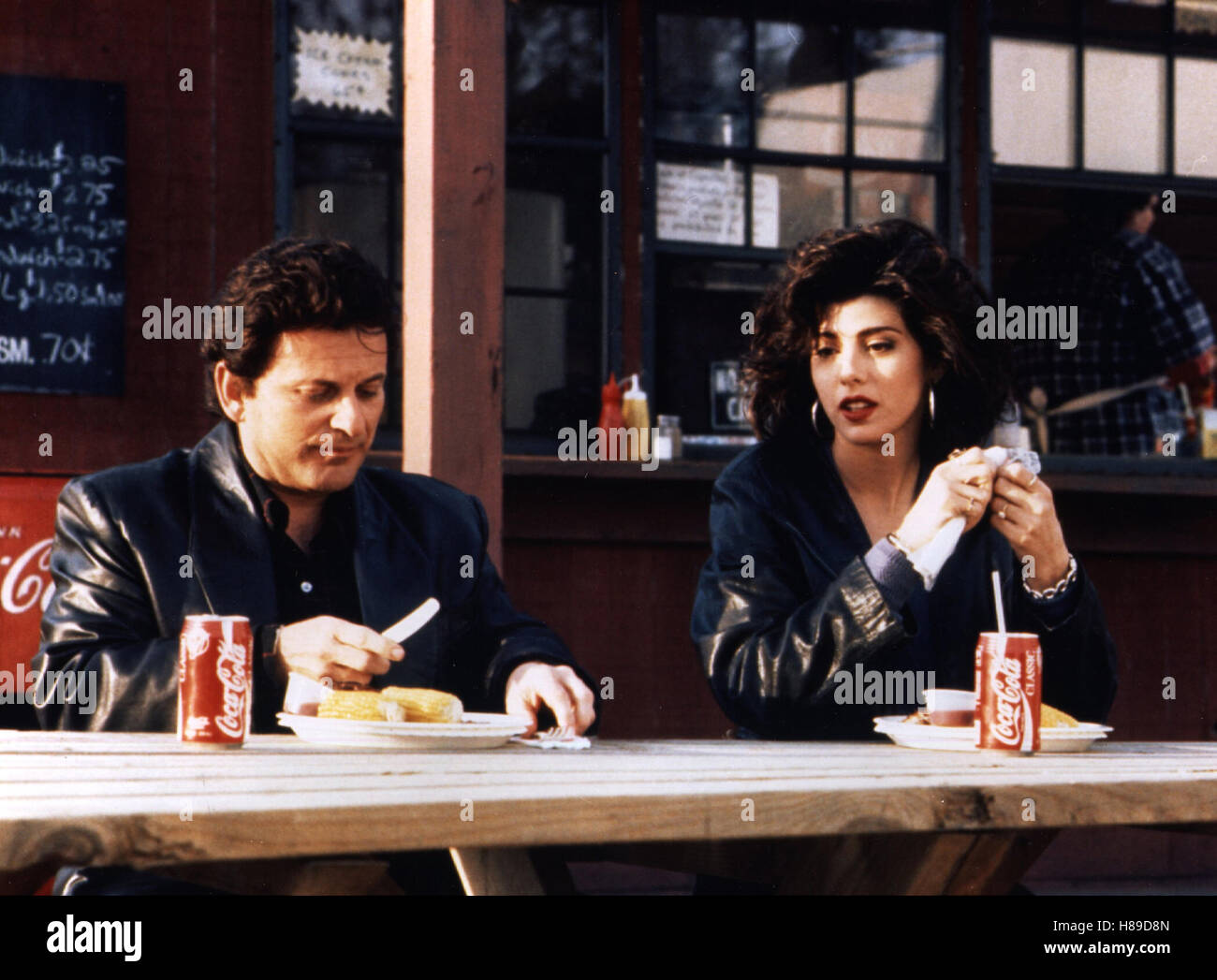 Mein Vetter Winnie (mio cugino VINNY) USA 1992, Regie: Jonathan Lynn, JOE PESCI + Marisa Tomei Foto Stock