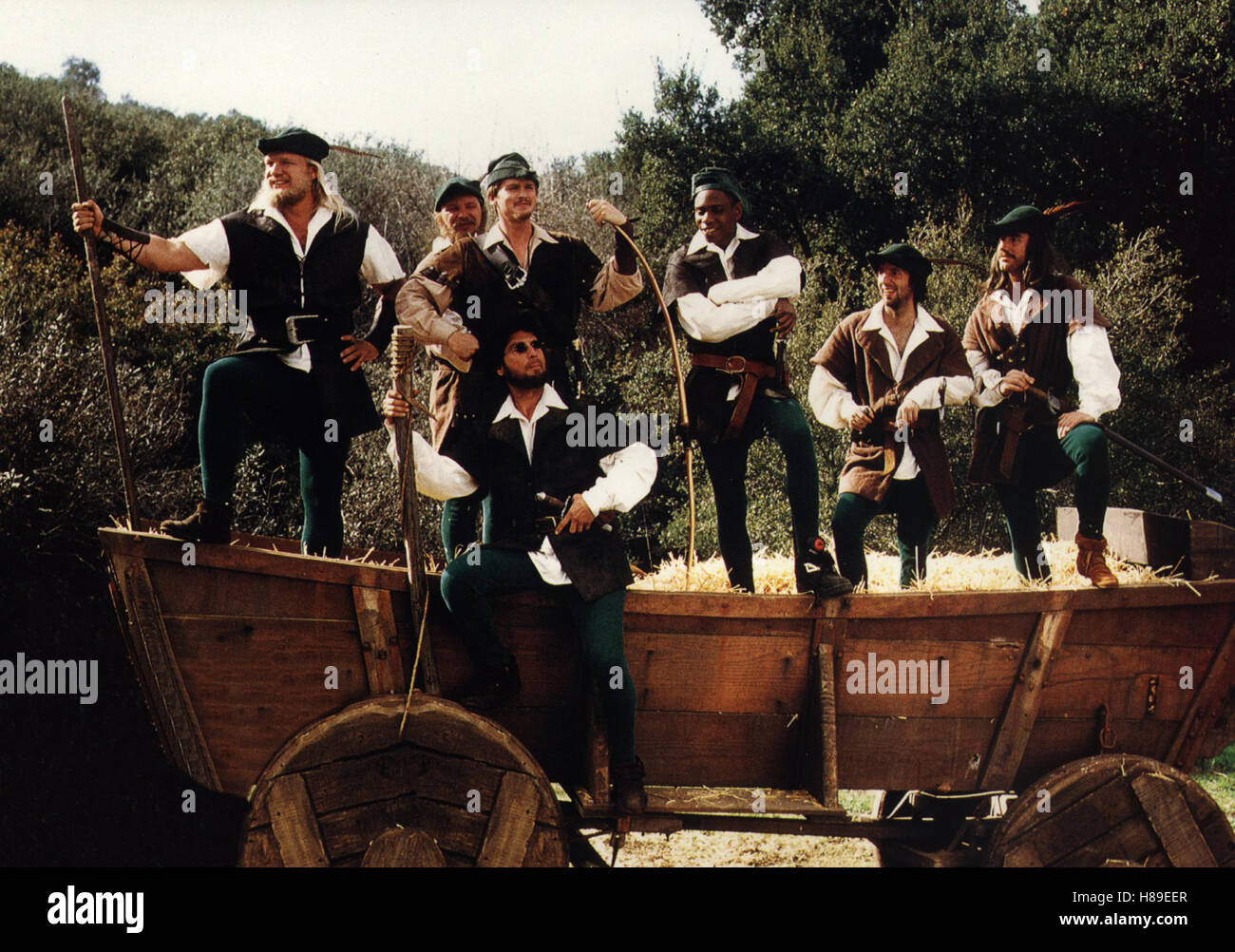 Robin Hood: Helden in Strumpfhosen, (ROBIN HOOD - uomini in collant) USA  1993, Regie: Mel Brooks, CARY ELWES (3.vl), Stichwort: Bogen Foto stock -  Alamy