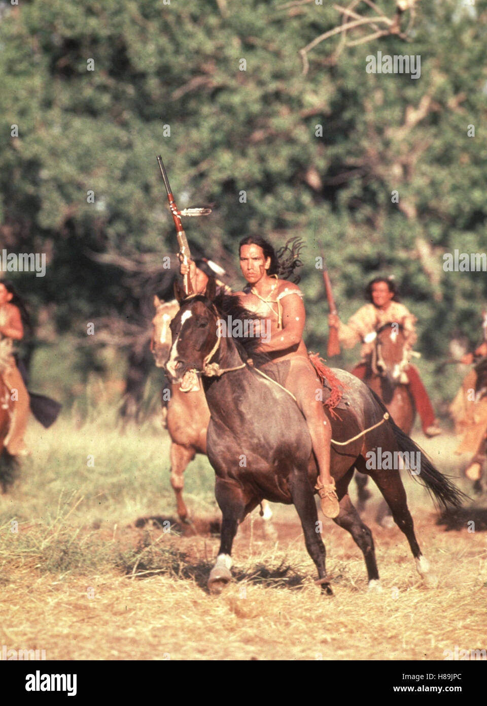 Crazy Horse, (Crazy horse) USA 1996, Regie: John Irvin, MICHAEL GRAYEYES, Stichwort: Reiten, Pferd, Indianer Foto Stock