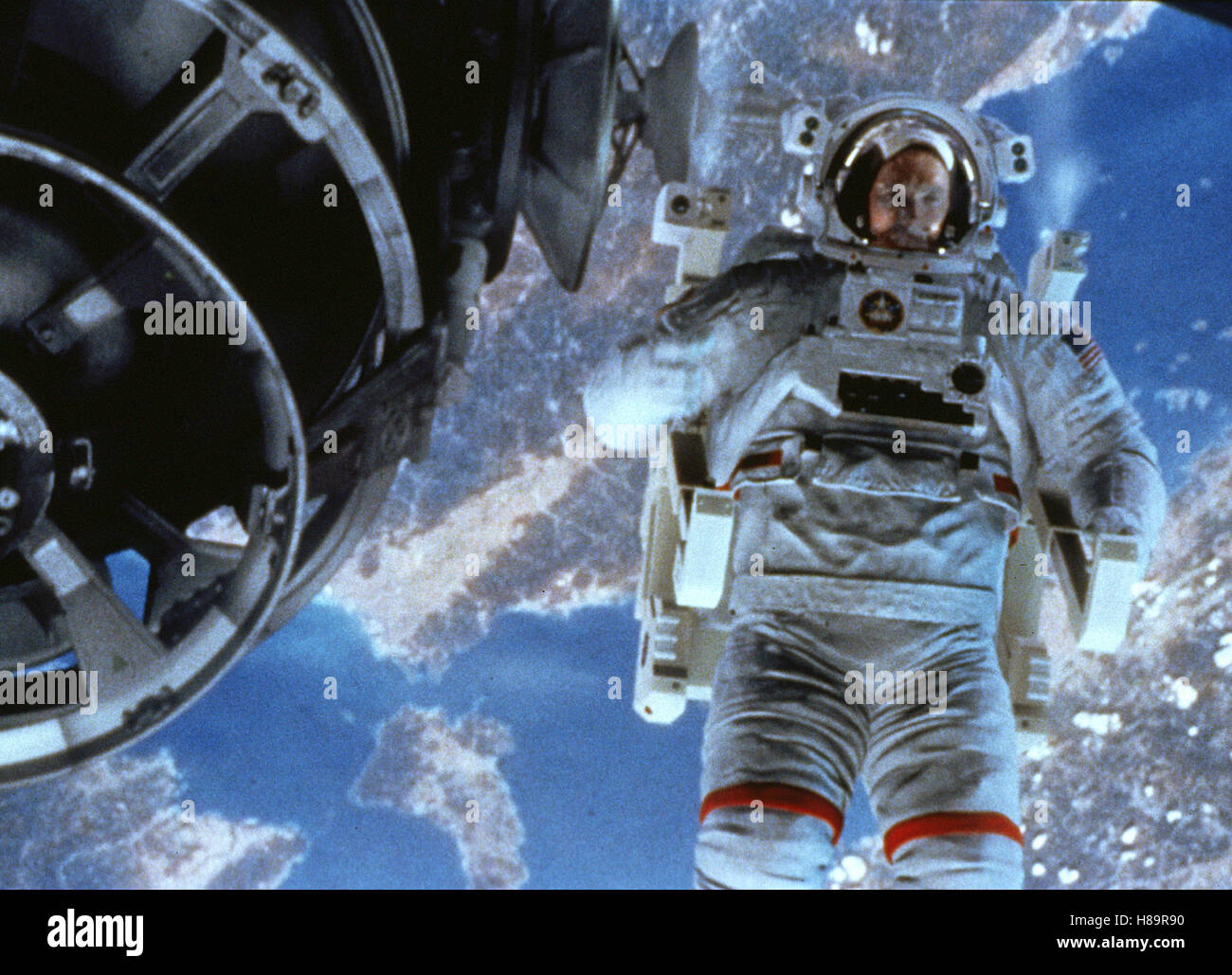 Space Cowboy, (Space Cowboy) USA 2000, Regie: Clint Eastwood, Stichwort: astronauta, Raumanzug, Timone, Weltraum, Erde, Raumkapsel Foto Stock