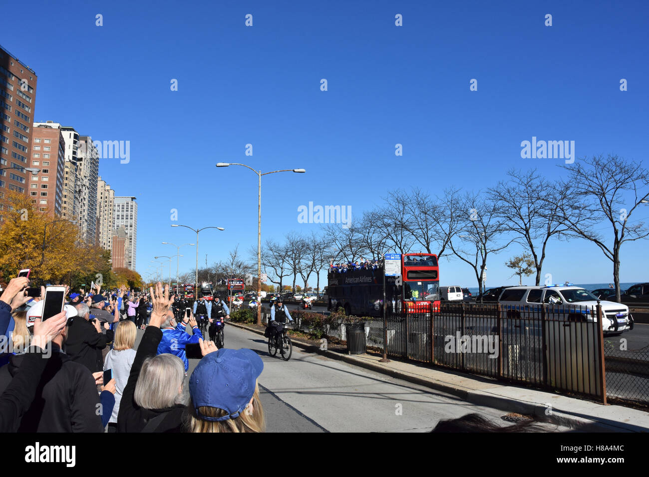 2016 Chicago Cubs World Series Parade Foto Stock