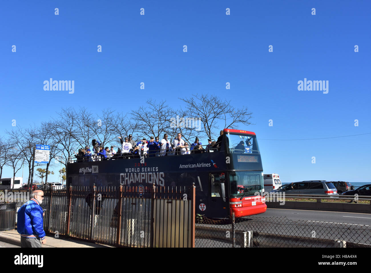 2016 Chicago Cubs World Series Parade Foto Stock