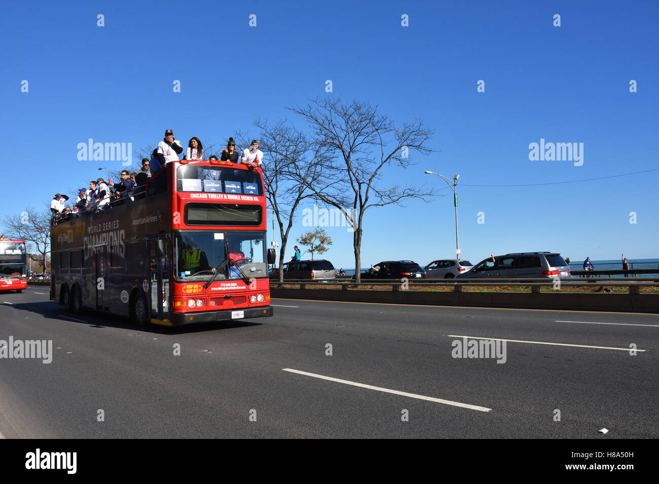 2016 Chicago Cubs World Series Parade Foto Stock