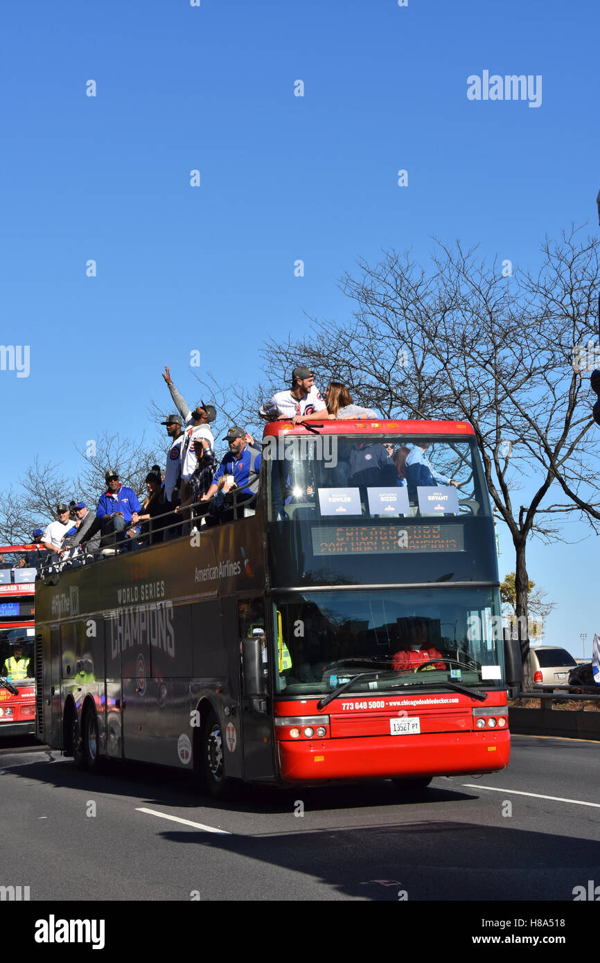 2016 Chicago Cubs World Series Parade Foto Stock