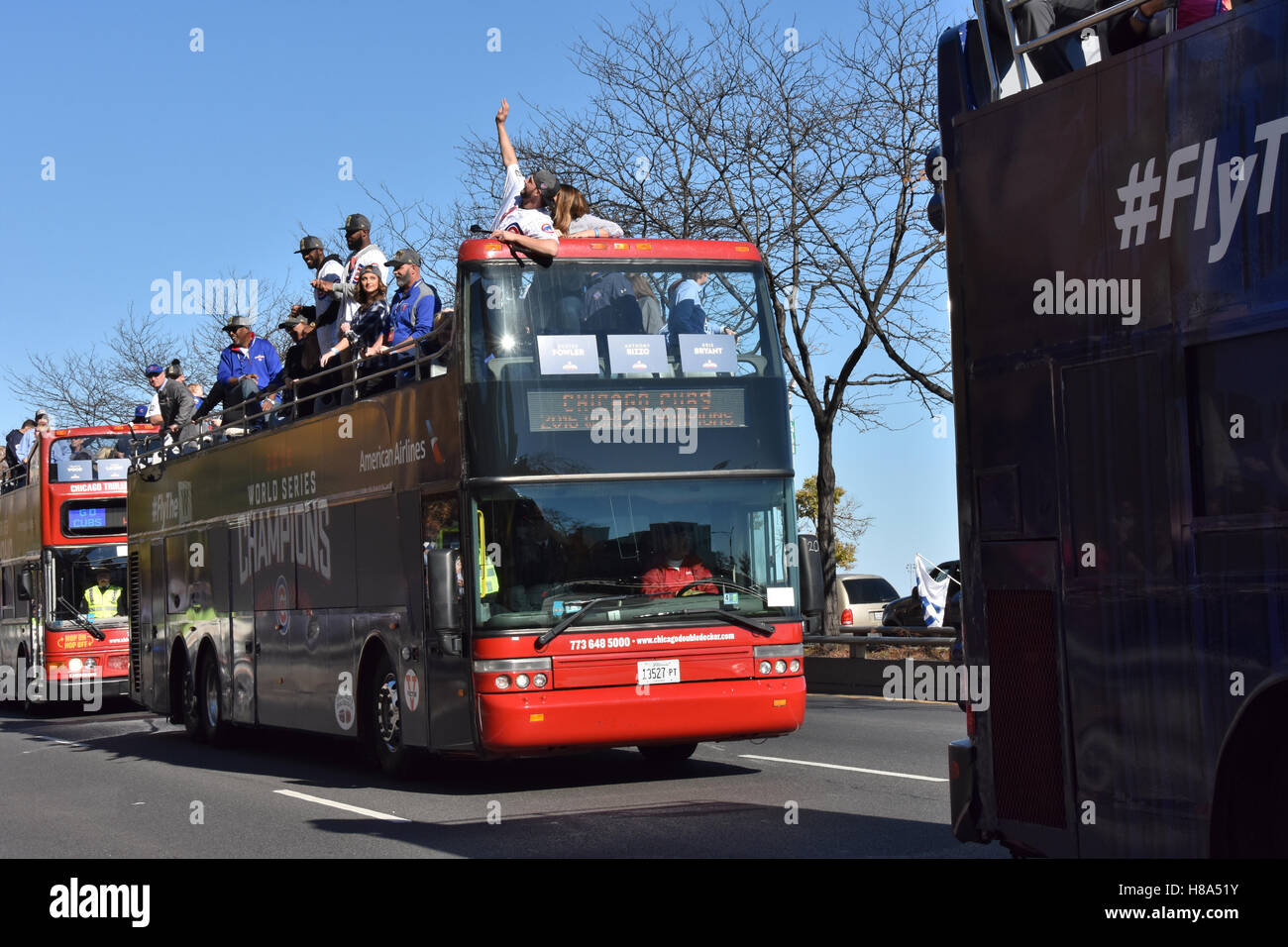 2016 Chicago Cubs World Series Parade Foto Stock