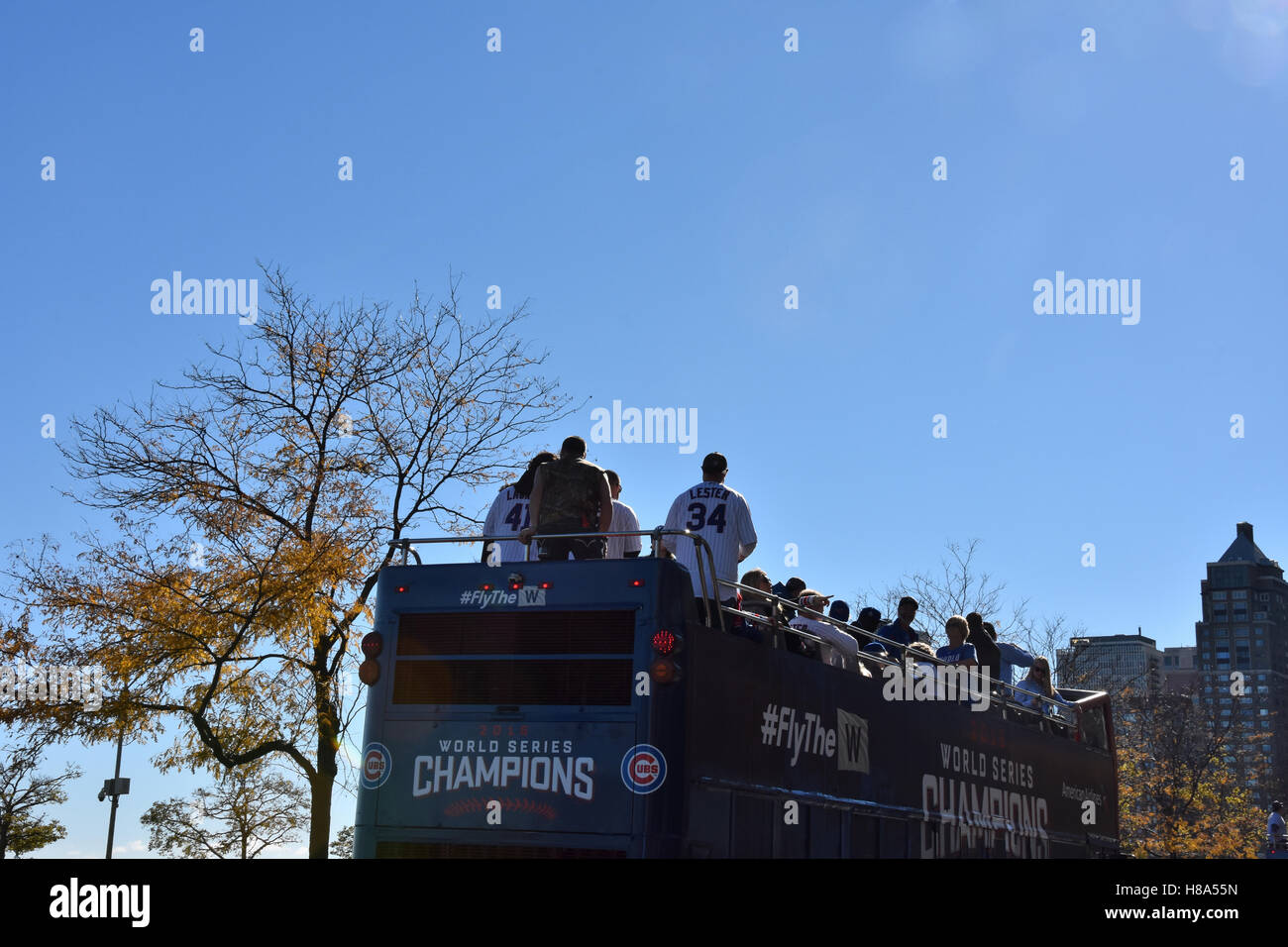 2016 Chicago Cubs World Series Parade Foto Stock