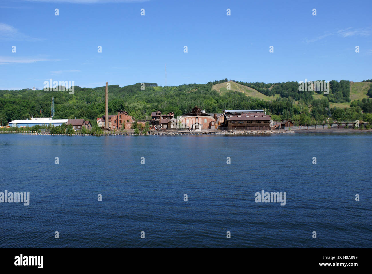 Quincy fusione di rame Mill Foto Stock