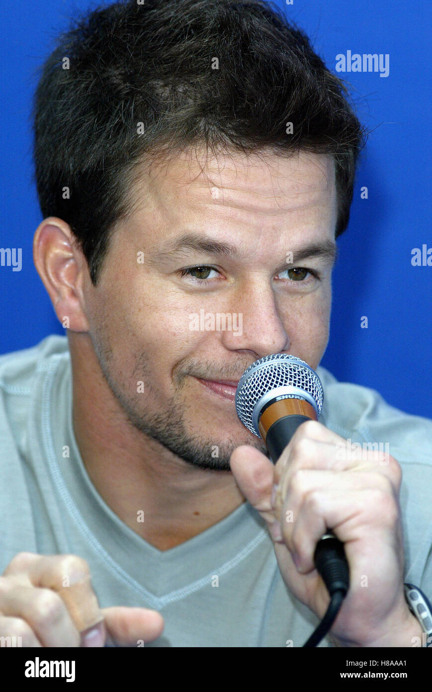 MARK WAHLBERG IL JOB ITALIANO PHOTOCALL 29TH DEAUVILLE FILM FESTIVAL Francia 12 Settembre 2003 Foto Stock