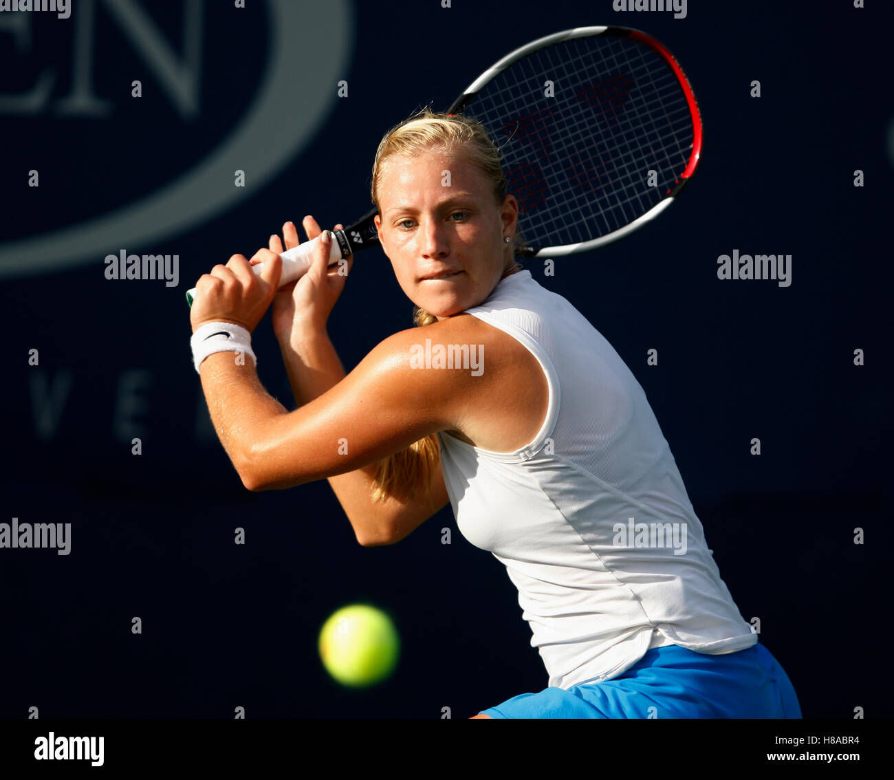 Angelique Kerber, Germania, Stati Uniti Open 2009, Grand Slam torneo, USTA Billie Jean King National Tennis Center di New York, Stati Uniti d'America Foto Stock