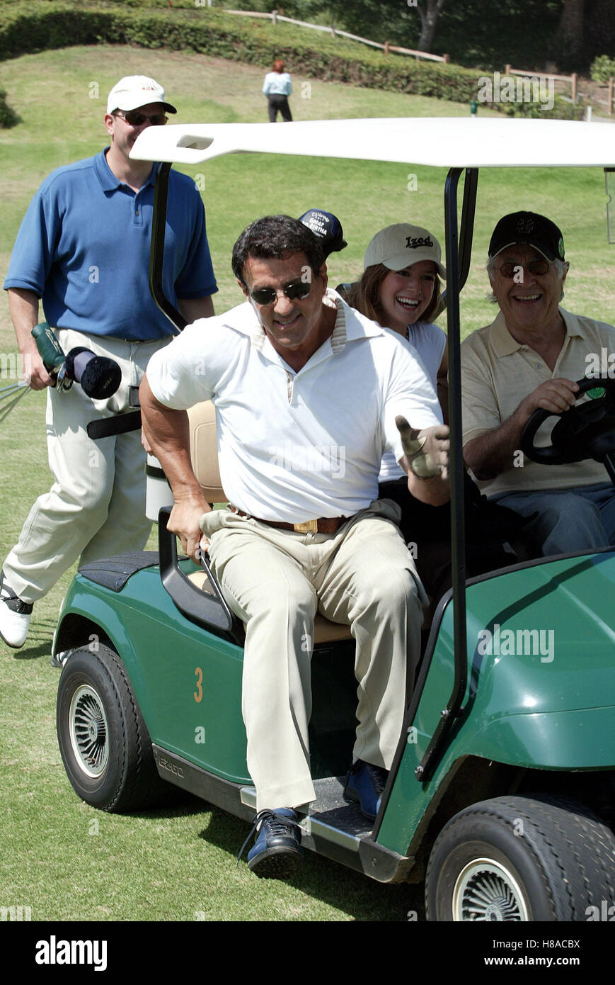 SYLVESTER STALLONE 6TH American Film Institute GOLF RIVIERA CLASSIC COUNTRY CLUB Pacific Palisades CA USA 22 Settembre 2003 Foto Stock