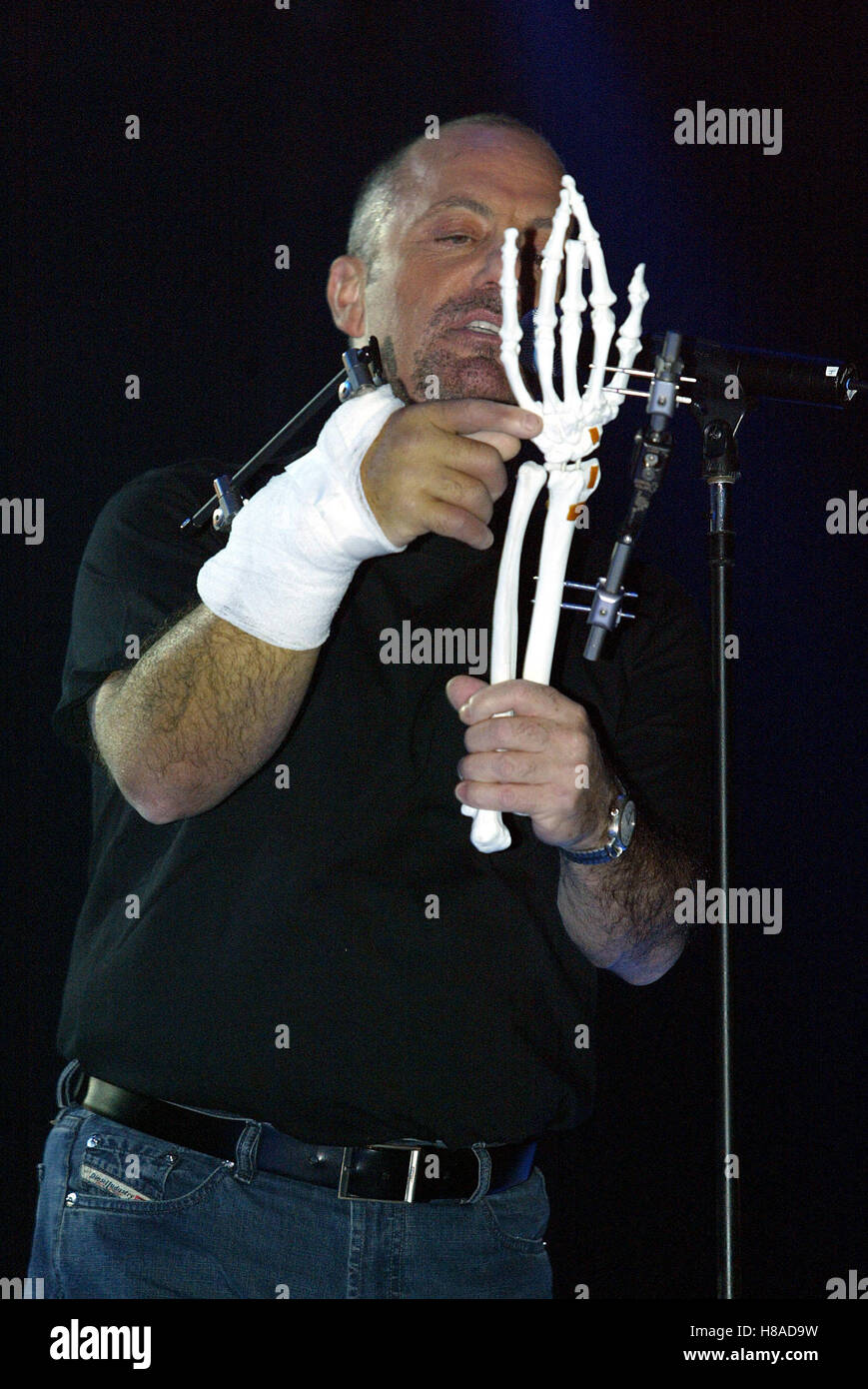 BILLY JOEL 8TH Andre AGASSI GRAND SLAM ESSERE MGM GRAND HOTEL A LAS VEGAS STATI UNITI D'AMERICA 13 Ottobre 2003 Foto Stock
