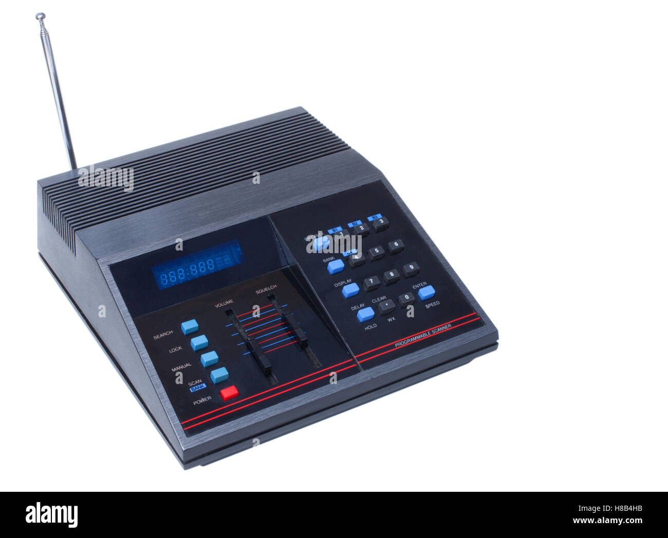 Scansione isolati radio che può prelevare i canali meteo Foto Stock