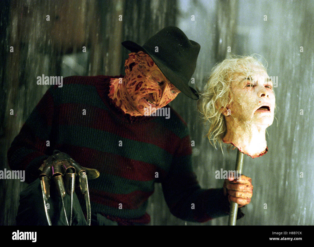 Freddie vs. Jason, (FREDDY VS. JASON) USA 2003, Regie: Ronnie Yu, ROBERT ENGLUND, Chiave: Freddie Krueger, Monster Kopf, Krallen Foto Stock