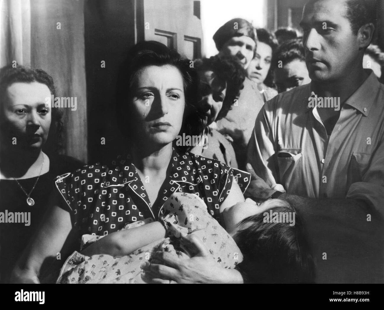 Bellissima, (bellissima) 1951 s/w, Regie: Luchino Visconti, Anna Magnani, TINA APICELLA, GASTONE RENZELLI, Chiave: Mutter, tipo Foto Stock