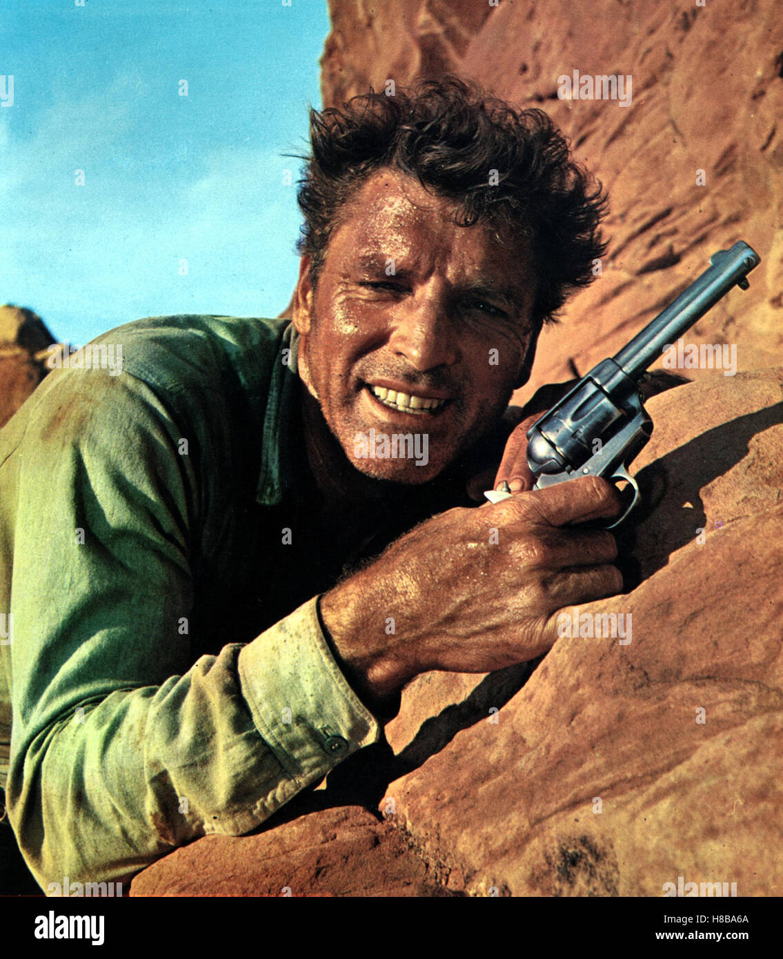 Die gefürchteten Vier (professionisti) USA 1966, Regie: Richard Brooks, BURT LANCASTER, Chiave: Waffe, revolver, Foto Stock