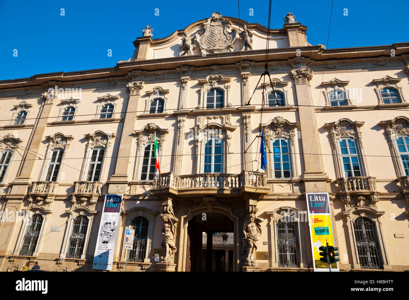 Palazzo Litta, Corso Magenta, Milano, Lombardia, Italia Foto Stock